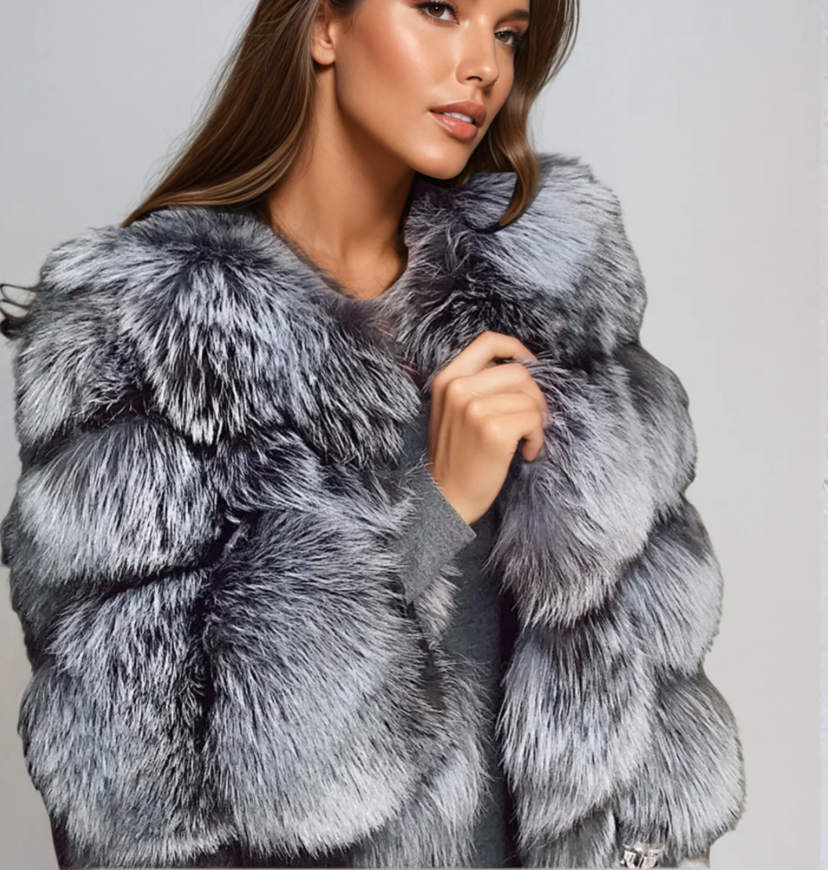 IVY | Chic Faux Fur Jacket