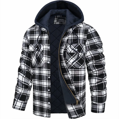 Leandro | Checked Zip-Up Jacket